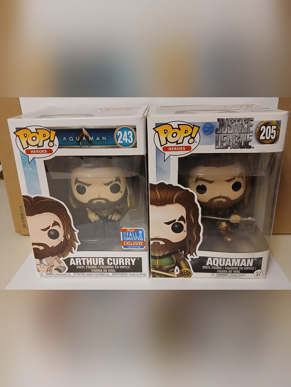 Aquaman Funko Pop Pair
